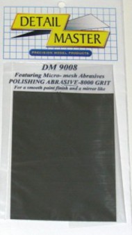  Detail Master Accessories  NoScale Polishing Abrasive 8000 Grit (4"x3") DTM9008