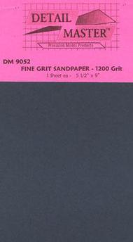  Detail Master Accessories  NoScale Polishing Sand Paper 1200 Grit (9"x5.5") DTM9052