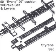 Underframe & Floor 50' Evans 20' Cushion w/Brake #DTW183