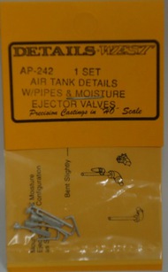 Air Tank Pipe & Moisture Ejector Details Set #DTW242