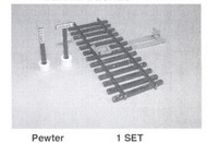  DETAILS WEST  HO Track Derail Device w/2-Style Post, Ties, Stand & Decals DTW925