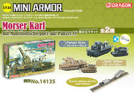  DML/Dragon Models  1/144 Morser Karl mit Munitionsschlepper auf Panzer IV DML14135