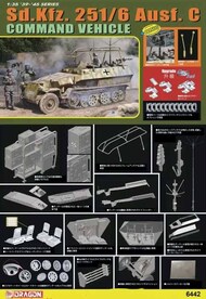  DML/Dragon Models  1/35 Sd.Kfz.251/6 Ausf.C Command Vehicle DML6442