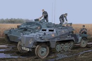 Sd.Kfz.252 Leichte Gepanzerte Munitionskraftwagen w/SdAh 32/1 Trailer - Pre-Order Item #DML6718