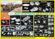 Sd.Kfz.7 8t Halftrack Late Production mit 88mm FlaK 36/37 - Pre-Order Item #DML6971