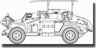 Sd.Kfz.223 Panzerfunkwagen (Contain 2 Kits) #DML7420