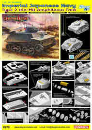 WW2 IJN Amphibious Tank Type 2 Ka-Mi #DMLMD8