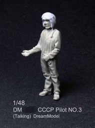  Dream Model  1/48 Soviet CCCP Pilot NO.3 for Mikoyan MIG-21/MiG-23 DM0407
