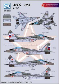 Decal for Mikoyan MiG-29A 'Fulcrum' (Izdeliye 9.12) in Russia Part II #DM0810