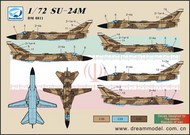  Dream Model  1/72 Decal for Sukhoi Su-24MK in Iran DM0811