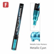  Dspiae  NoScale Super Metallic Color Markers - Metallic Cyan DSP-MKA-06