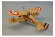  Dumas Products  NoScale 18" Wingspan Spad VII Rubber Pwd Aircraft Laser Cut Kit DUM238