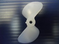  Dumas Products  NoScale Plastic Propeller for .19 to .35 1/8" Hole (1.75" Dia., 1/8" Shaft) DUM3003