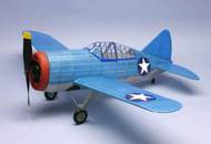  Dumas Products  NoScale 30" Wingspan F2A3 Buffalo Rubber Pwd Aircraft Laser Cut Kit DUM320