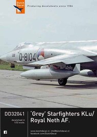  Dutch Decal  1/32 General-Dynamics F-16A/B KLu full colour Squadron markings - Pre-Order Item* DD32041