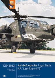 Bell AH-64A Apache Klu Last Flight 472 shark mouth . #DD48063