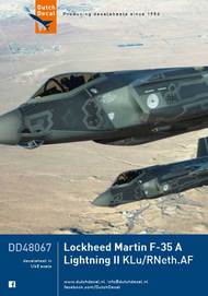  Dutch Decal  1/48 Lockheed-Martin F-35A Lightning KLu DD48067