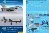 General-Dynamics F-16A Fighting Falcon, Lockheed-Martin F-35A, General-Atomics MQ-9 Reaper KLu DD48085