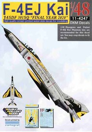  DXM-WD Studio  1/48 F-4EJ Kai Phantom II JASDF 301SQ Final Year 2020 DXM11-4247