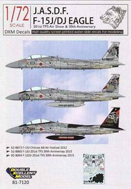 JASDF F-15J F-15DJ Eagle 201st TFS Air Show & 30th Anniversary #DXM81-7120