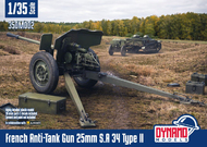  Dynamo Models  1/35 French 25mm SA 34 Type II Anti-Tank Gun DYM35002