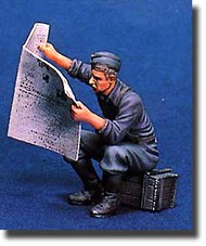 German Soldier Reading Newspaper #DN3544