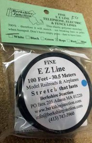  E-Z Line  NoScale Fine (.003" - 0.25mm) Rope Color - 100ft EZLF004
