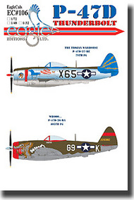  EagleCal Decals  1/48 P-47D Thunderbolt EL48106