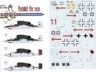  EagleCal Decals  1/32 Heinkel He.162 Part 1 EL32086