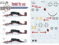  EagleCal Decals  1/32 Heinkel He.162 Part 2 EL32087