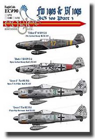  EagleCal Decals  1/32 Fw.190s and Bf.109s JG 300 Pt. III EL32090