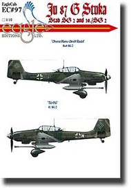  EagleCal Decals  1/32 Ju.87G Stuka SG2 Stab SG 2 and 10 EL32097