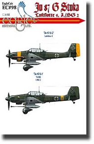  EagleCal Decals  1/32 Ju.87G Stuka SG2 Luftflotte 4 J. EL32098