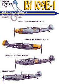  EagleCal Decals  1/32 Bf.109 E-1 Part 3 EL32122