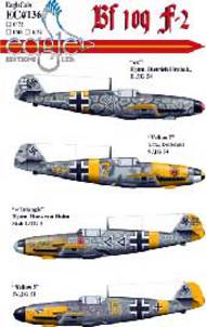  EagleCal Decals  1/32 Bf.109F-2s EL32136
