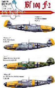  EagleCal Decals  1/32 Bf.109F-2s EL32137