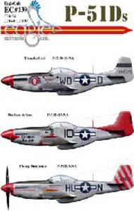 P-51Ds (Thunderbird, Duchess Arlene,  Flying Dutchman) #EL32139
