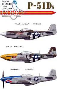 P-51Ds (Hun Hunter, Muscles, Lou IV) #EL32140