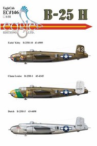  EagleCal Decals  1/32 B-25H EL32146