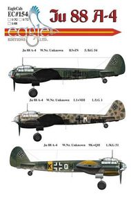  EagleCal Decals  1/32 Ju.88A-4 EL32154