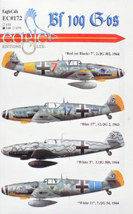  EagleCal Decals  1/32 Bf.109G-6s EL32172