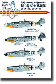  EagleCal Decals  1/48 Bf.109G-6 Trop EL48047
