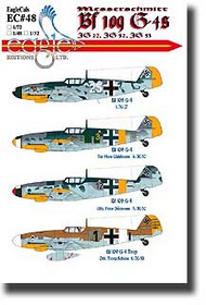  EagleCal Decals  1/48 Bf.109G-4s EL48048