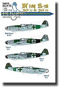  EagleCal Decals  1/48 Bf.109K-4s EL48075
