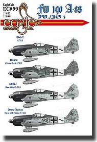  EagleCal Decals  1/48 Fw.190s A-8s (Sturmjager JG 3) EL48099