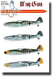  EagleCal Decals  1/72 Messerschmitt Bf.109G-10 EL72016
