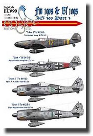  EagleCal Decals  1/72 Fw.190s and Bf.109s JG 300 Pt. III EL72090