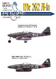  EagleCal Decals  1/72 Me.262A-1a OUT OF STOCK IN US, HIGHER PRICED SOURCED IN EUROPE EL72127