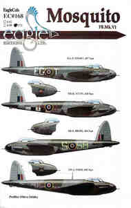  EagleCal Decals  1/72 Mosquito FB Mk. VI: EG-T, MM417, 487 Sqn, Feb EL72168