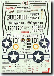  Eagle Strike Decals  1/32 Pacific P-51D Mustang Part 2 EAG32003